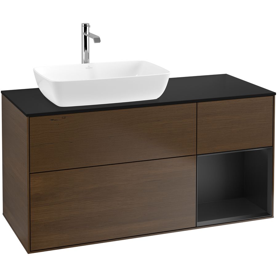 Wastafelonderkast Finion 1200x603x501mm W.Veneer F812PDGN