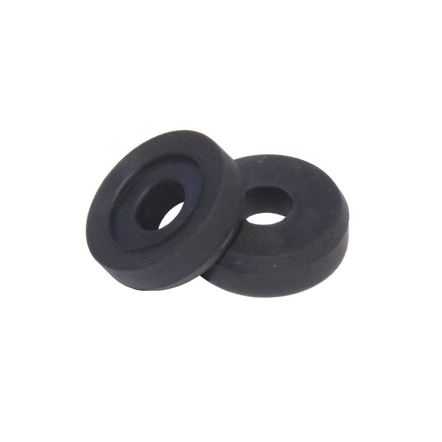 Zak a 100st. Kraanschijf 17mm v.Grohe-Longlife Zwart TPE