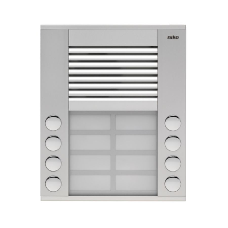 Opbouwbuitenpost 20mm met 8 bellen in 2 rijen