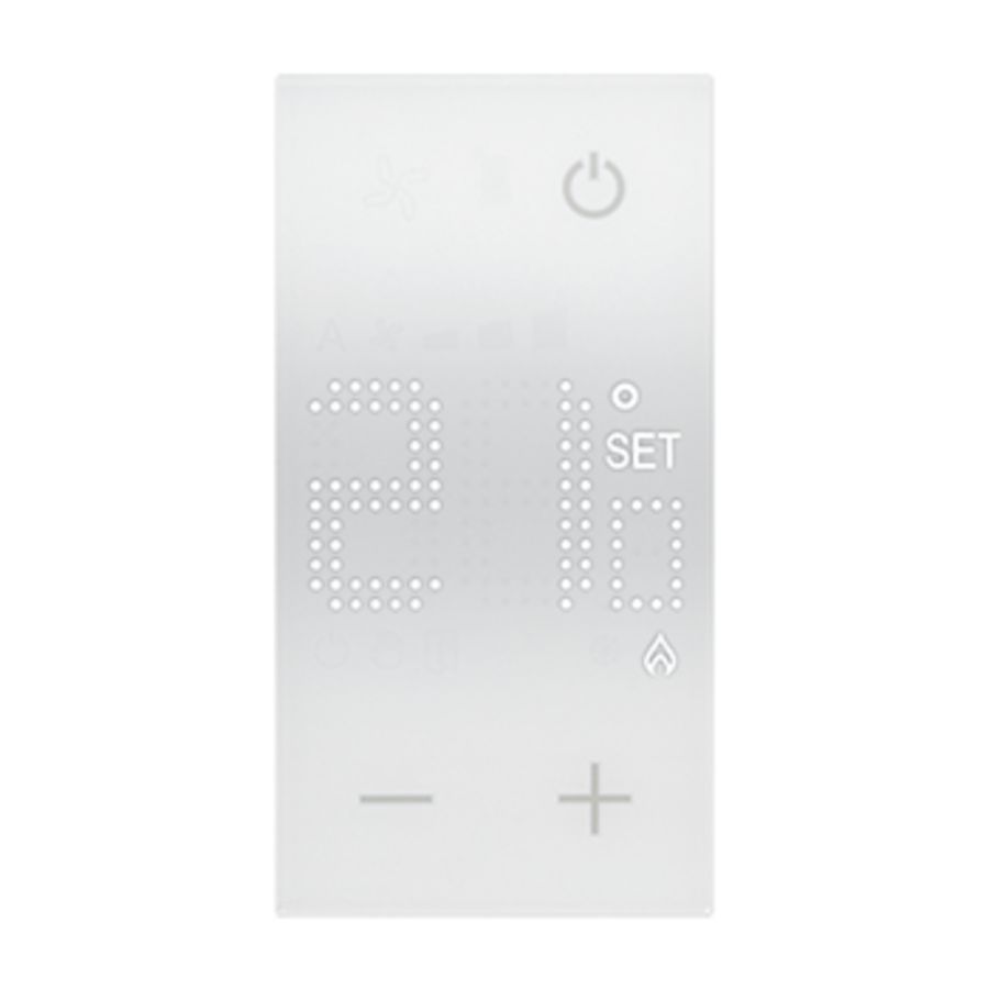 Thermostaat 110-230V wit 2 mod. Living Now