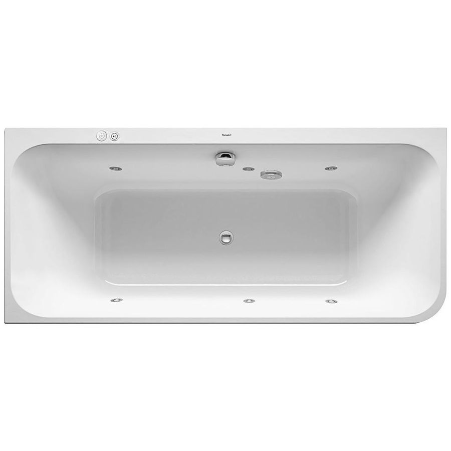 Whirlbad Happy D.2 1800x800mm, wit,HAB.ACRYL,hoek L,SYSTEME