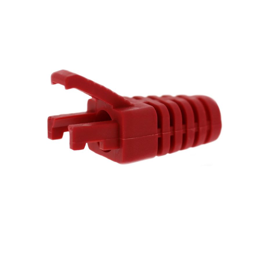 Zak a 25st. Kabelbeschermingstule 6.5mm Rood compacte RJ45