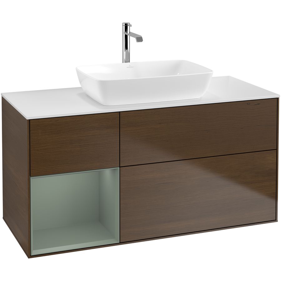 Wastafelonderkast Finion 1200x603x501mm W.Veneer F821GMGN