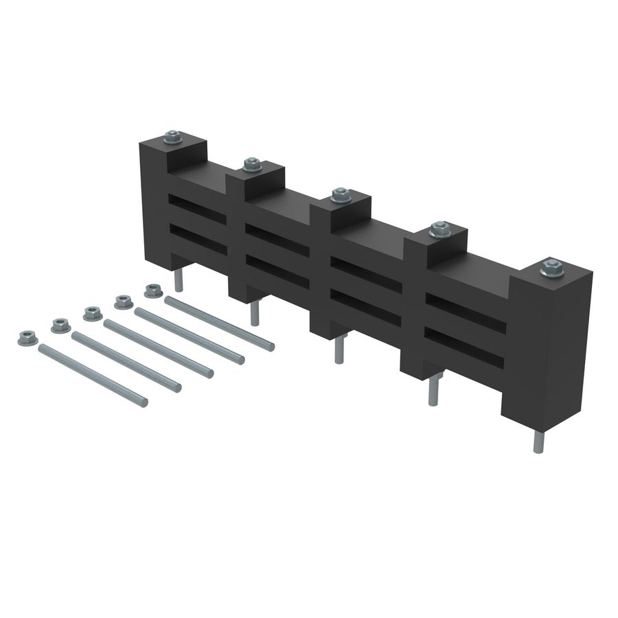 Railsteun DMX3 1600/2500A Uitrijdbaar-zwevend -isolerend