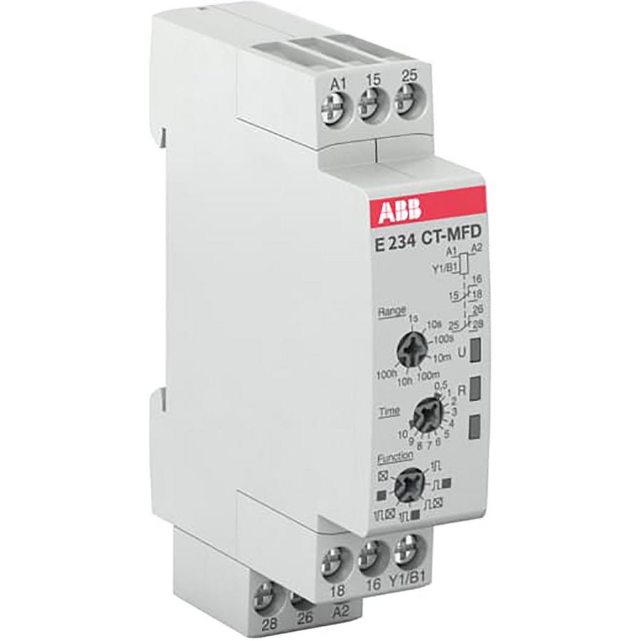 Tijdrelais multifunctioneel 1W CT-D serie 2 c/o