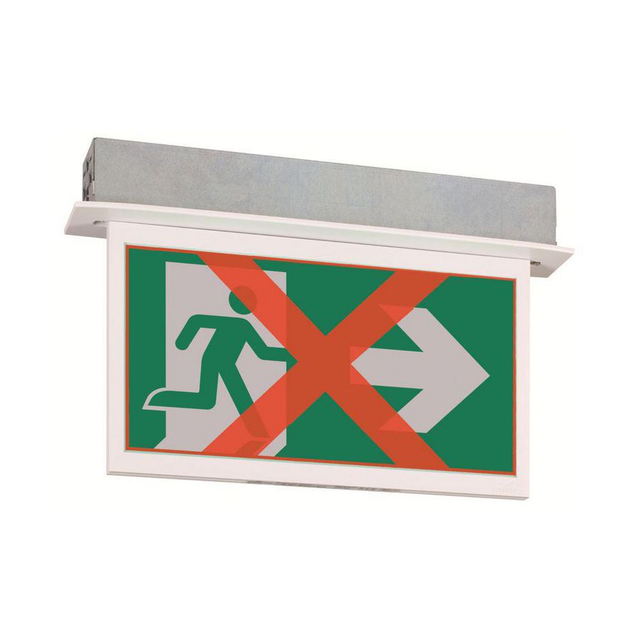 Noodverlichting plafond inbouw centraal adaptieve evacuatie DX 30m