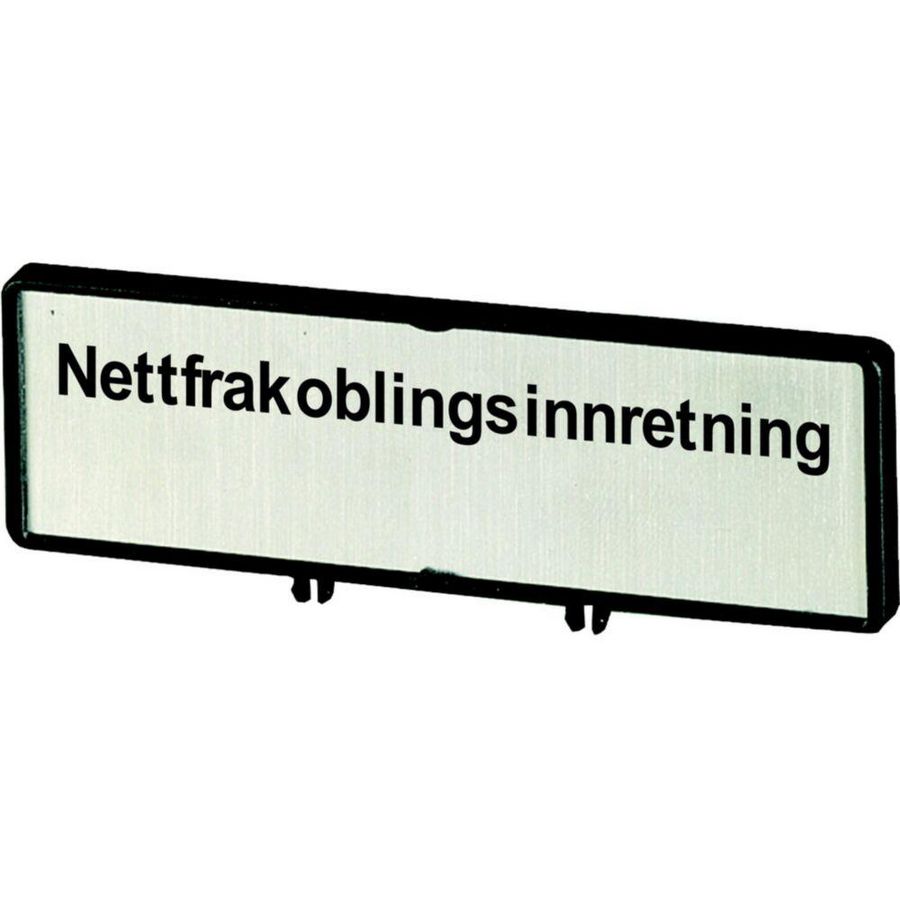 Klemmen met schild+schild Hoofdschakelaar ZFSNT70-P3 (taal Noors)