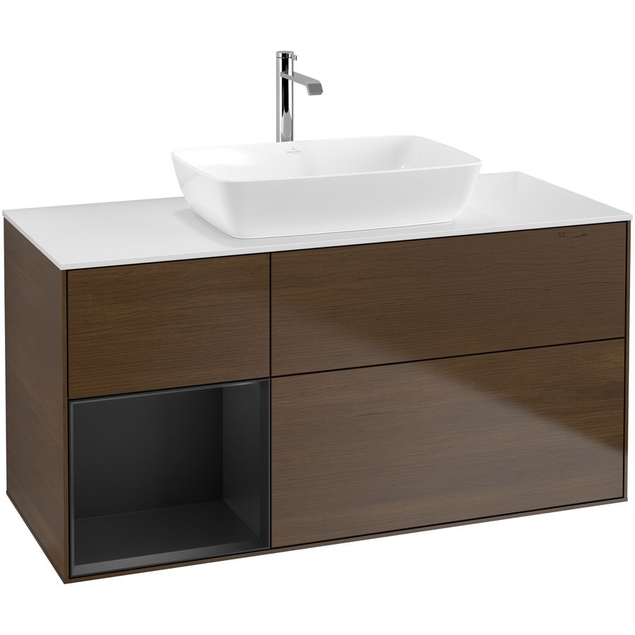 Wastafelonderkast Finion 1200x603x501mm W.Veneer F821PDGN