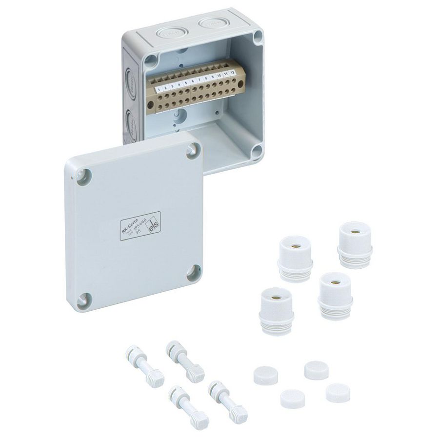 Rijenklemmenbehuizing IP54/IP66 aderdoorsn. 61040401