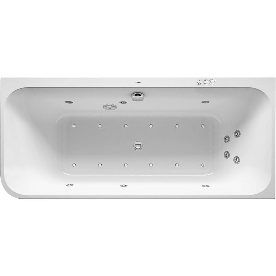 Whirlbad Happy D.2 1800x800mm, wit,HAB.ACRYL,hoek R,Combi P