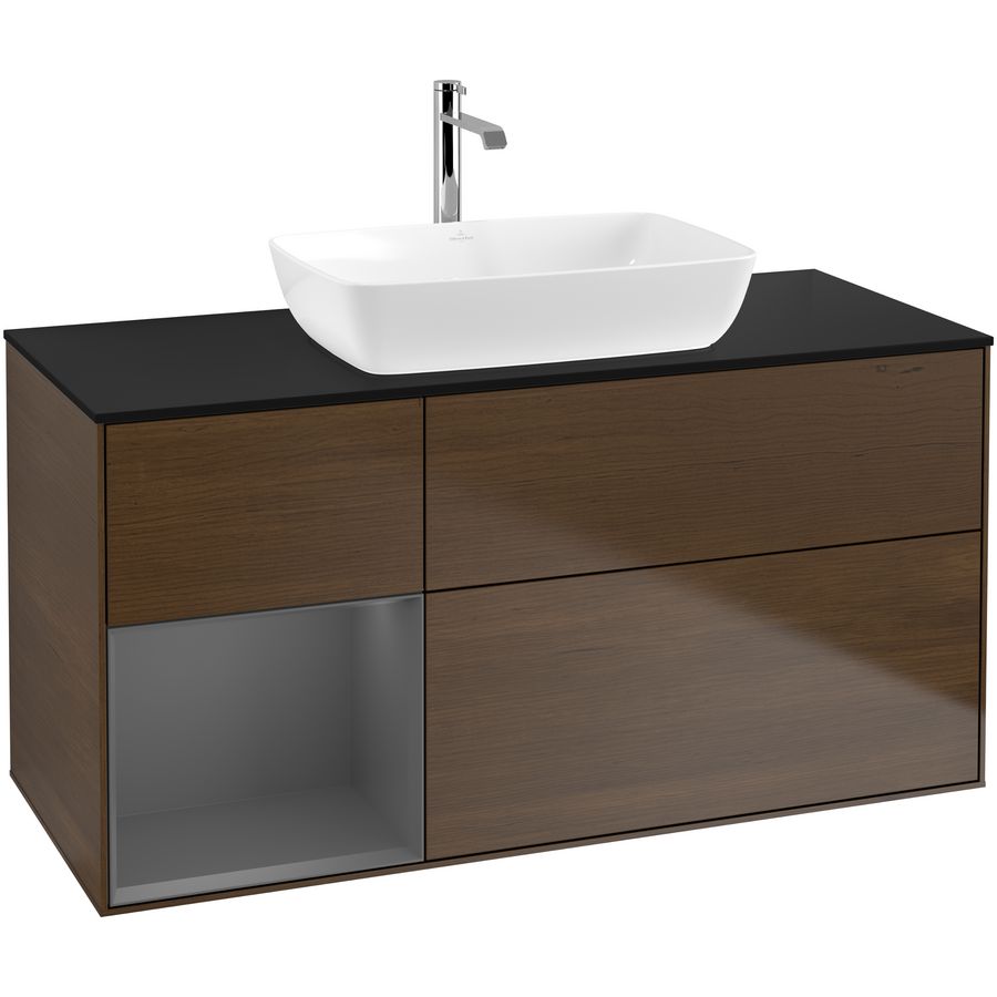 Wastafelonderkast Finion 1200x603x501mm W.Veneer F822GKGN
