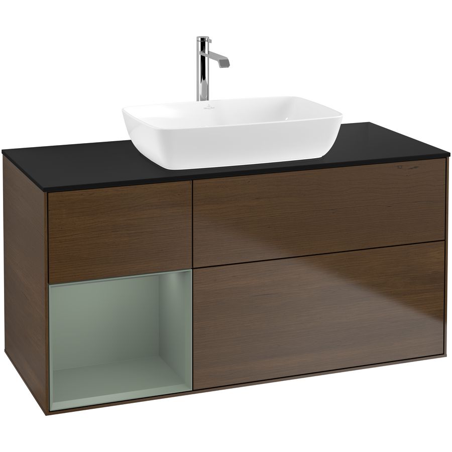 Wastafelonderkast Finion 1200x603x501mm W.Veneer F822GMGN
