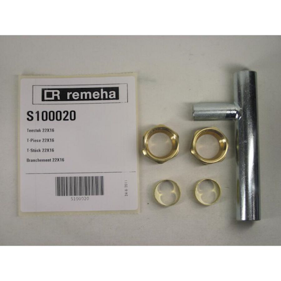 T-stuk 22x16 Avanta S100020