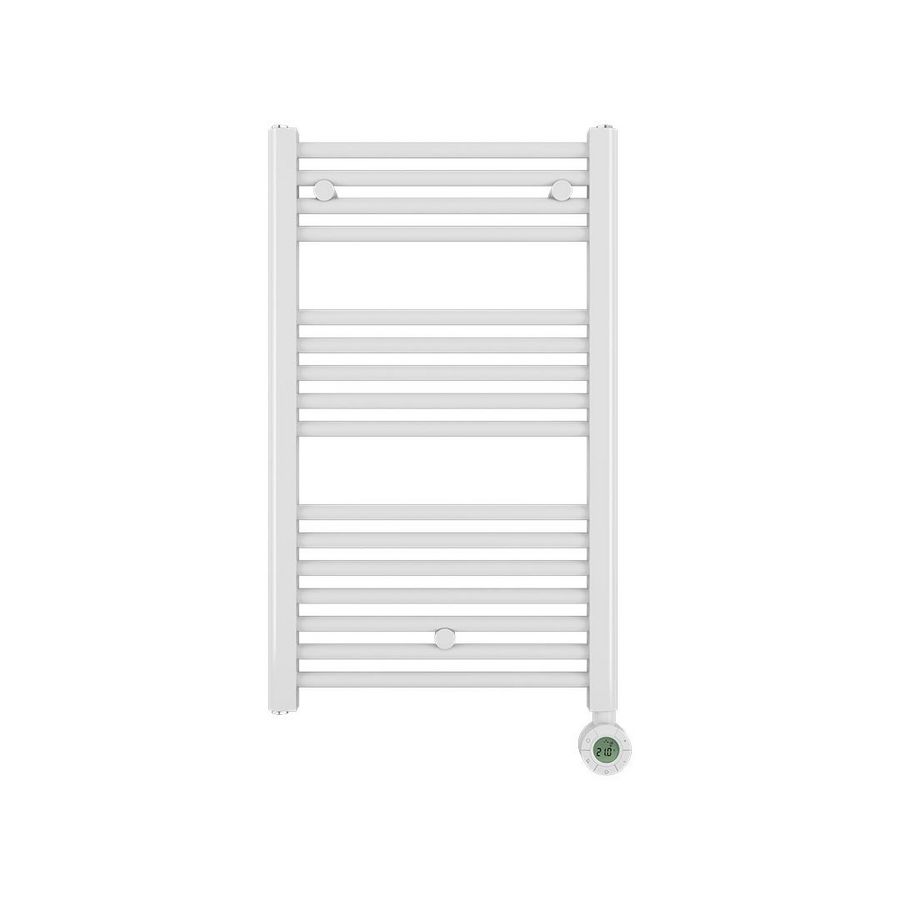 Elektr. handdoekradiator CALOR-V2 WHITE 500W 500X927mm snoer 1,2mtr + stekker incl. regeling