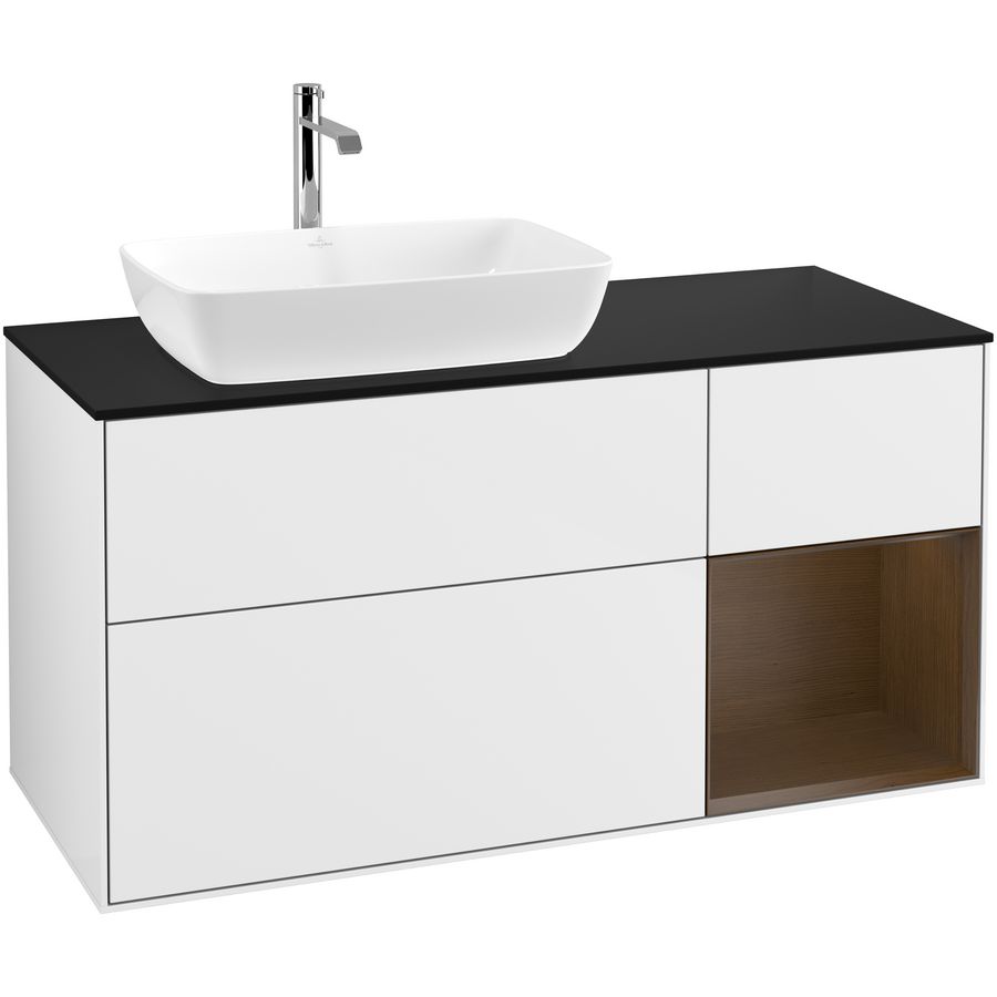 Wastafelonderkast Finion 1200x603x501mm G.White.L F812GNGF