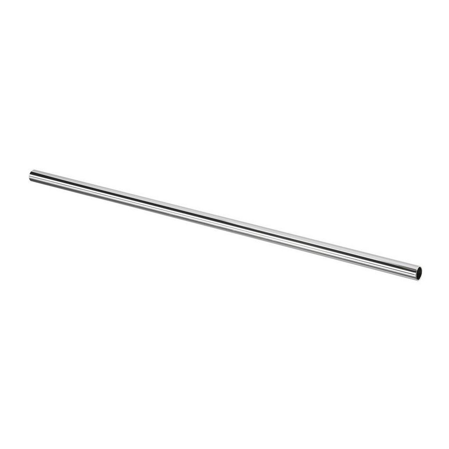 Verbindingsbuis staal verchroomd 15x560mm lang