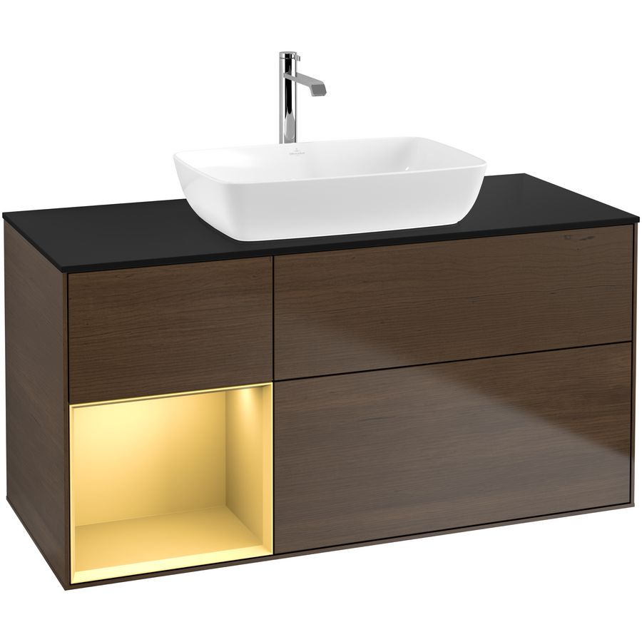 Wastafelonderkast Finion 1200x603x501mm W.Veneer F822HFGN