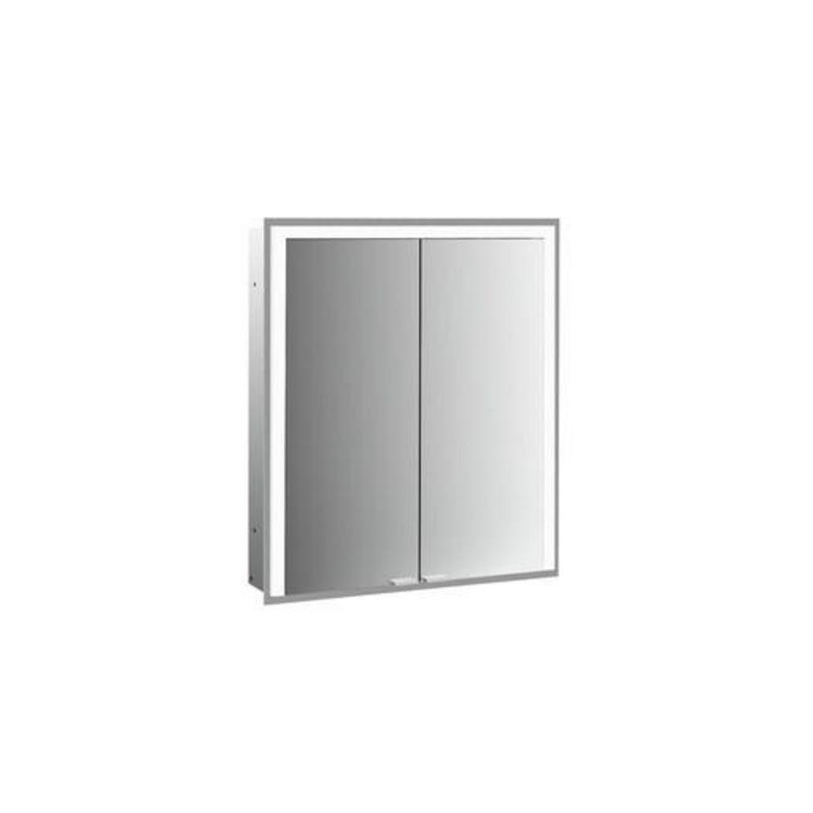 Led-Spiegelkast Prime 3 inbouw 600mm 2 deur