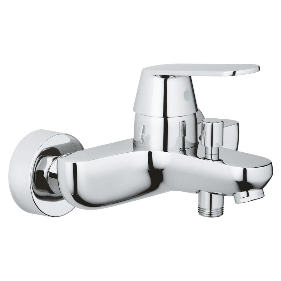 Eurosmart Cosmopolitan badkraan chroom hoh 150mm incl. S-koppelingen