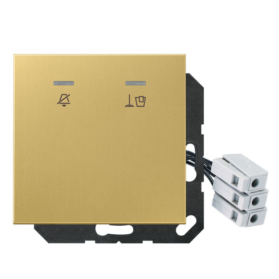 Hotelafdekking LS-messing klass.LED230V buitenm.