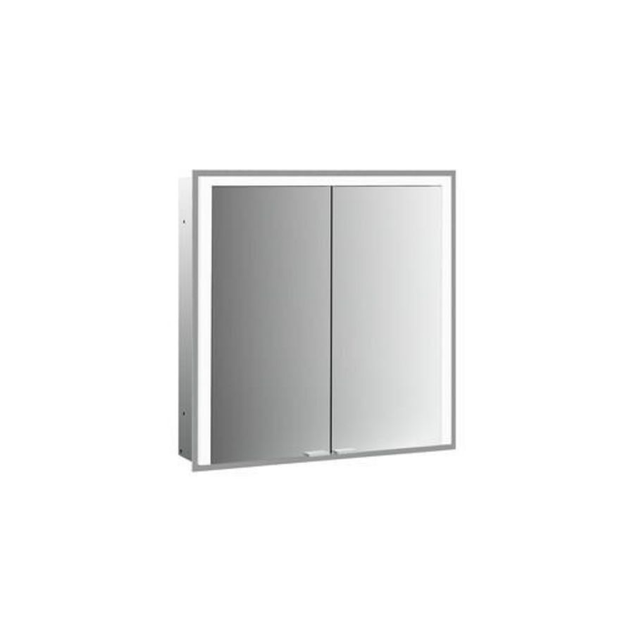 Led-Spiegelkast Prime 3 inbouw 800mm 2 deur