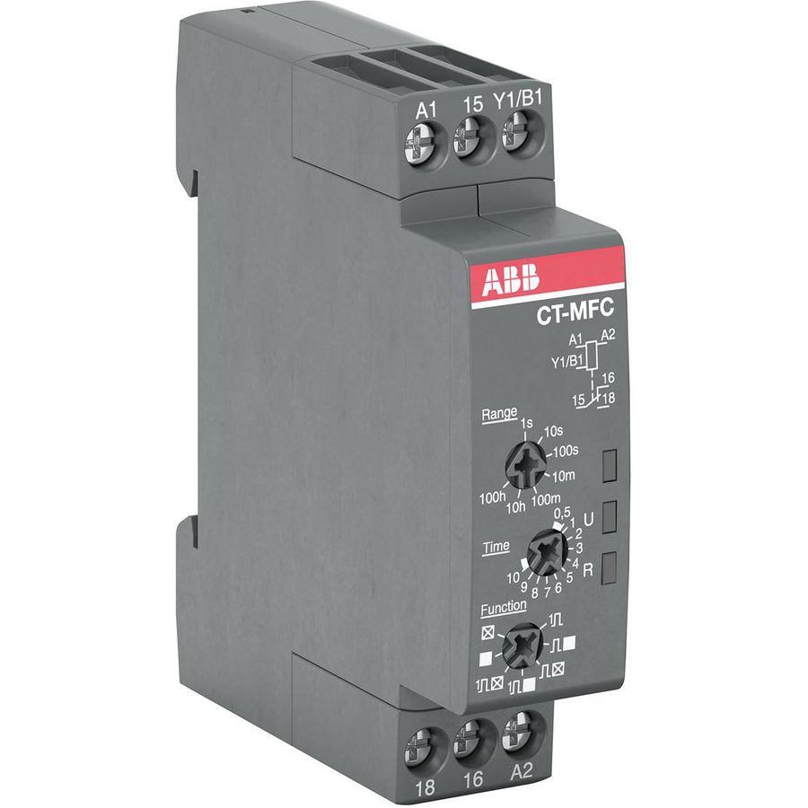 Tijdrelais multifunctioneel 1c/o 24-48VDC/24-240VAC