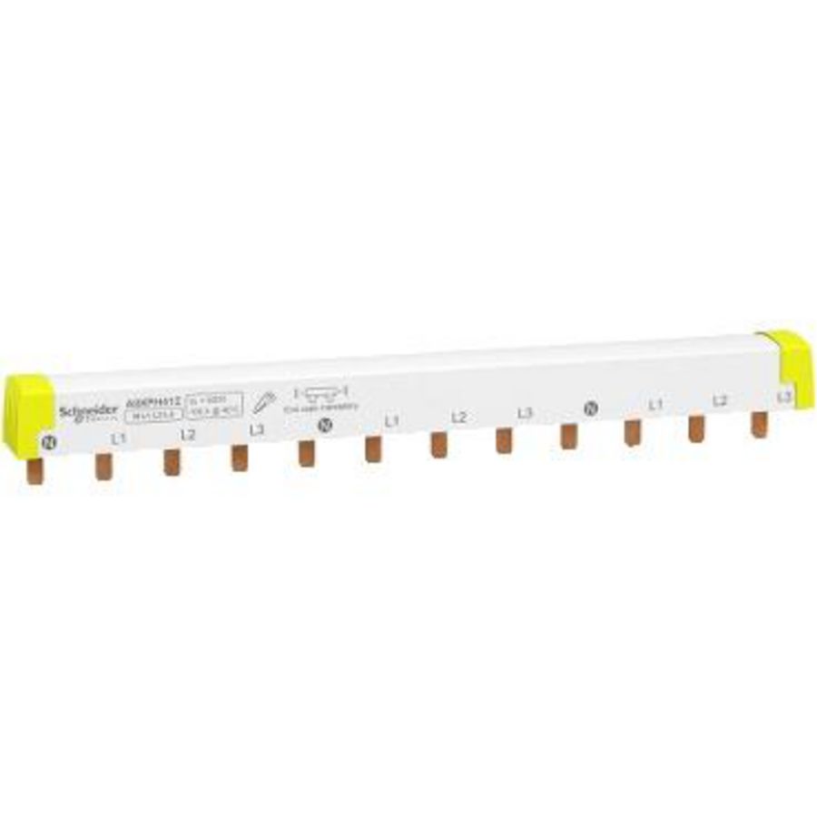 Kamrail 4P 18mm Pitch 12 mod Boven/Onder 100A Acti9