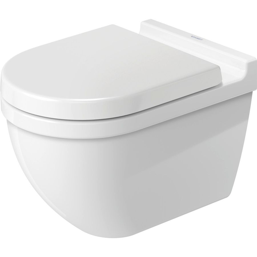 STARCK 3 #222509 wandcloset 540mm wit diepspoel gesloten durafix 3ltr./4,5ltr. (excl. zitting)