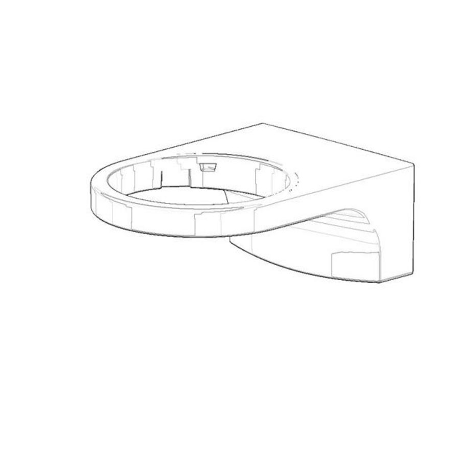 Houder glashouders, zeepschalotiondis 37x65x93mm chr