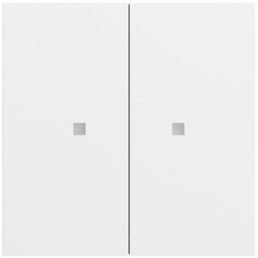 RF Multi bedieningselement-opzetstuk 2-voudig KNX System 70 zuiver wit m(gel.)