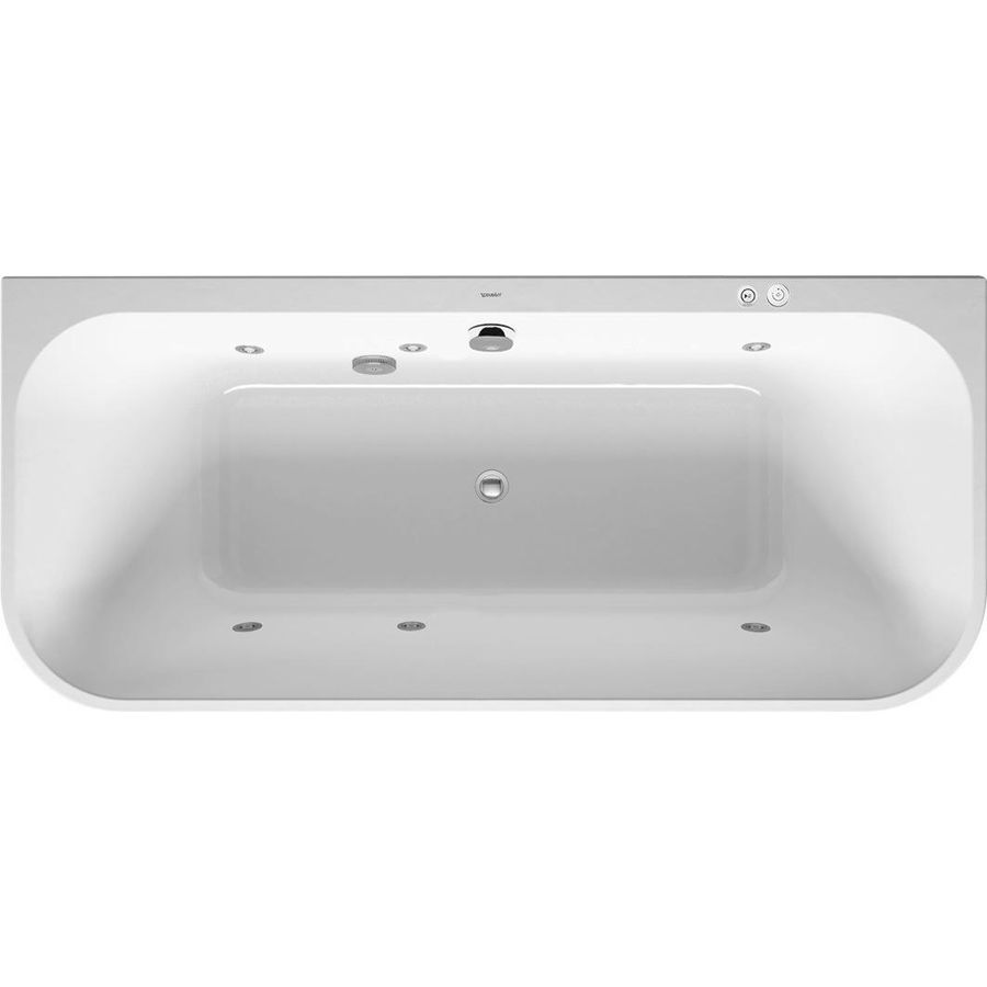 Whirlbad Happy D.2 1800x800mm, wit,HAB.ACRYL,TAB.3 FAC.,SYST