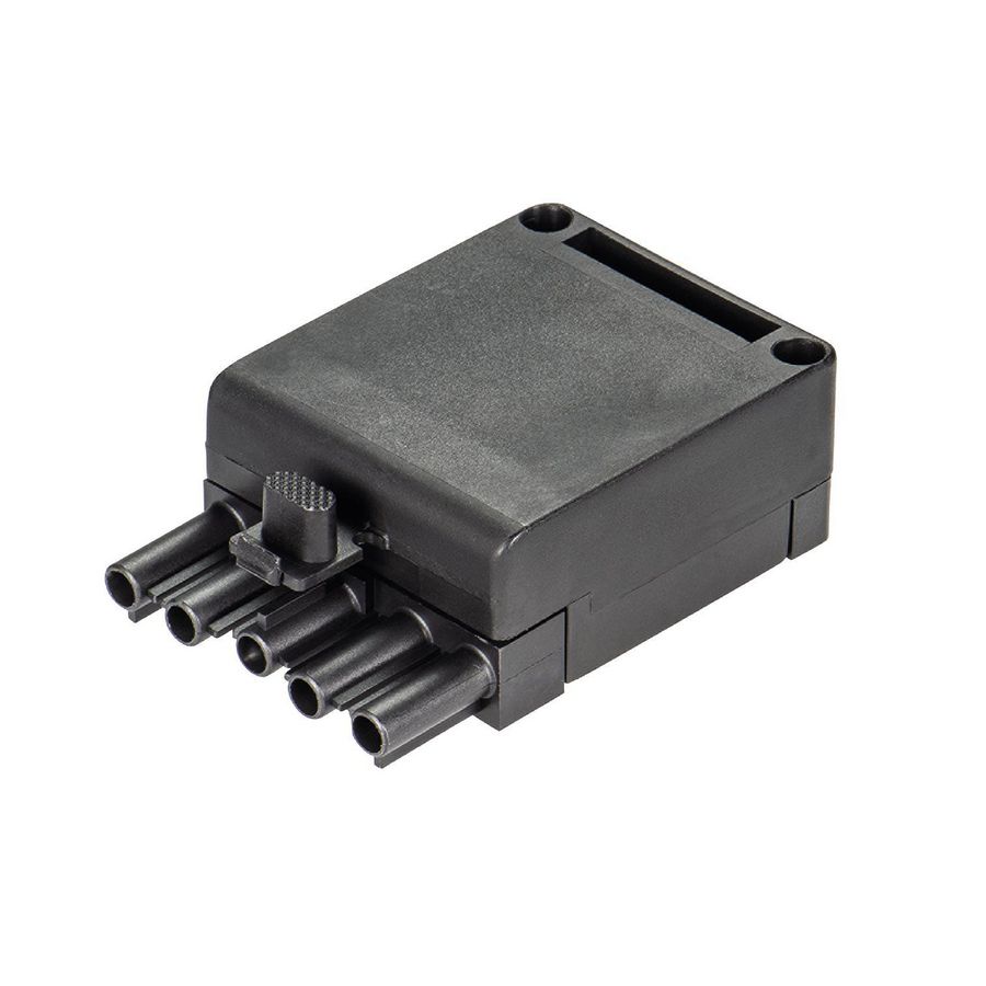 Connector ST18/5 kabel male+kap vergrendeling VVE=100
