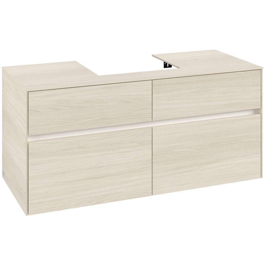 Wastafelonderkast Collaro 1200x548x500mm White Oak C070B0AA
