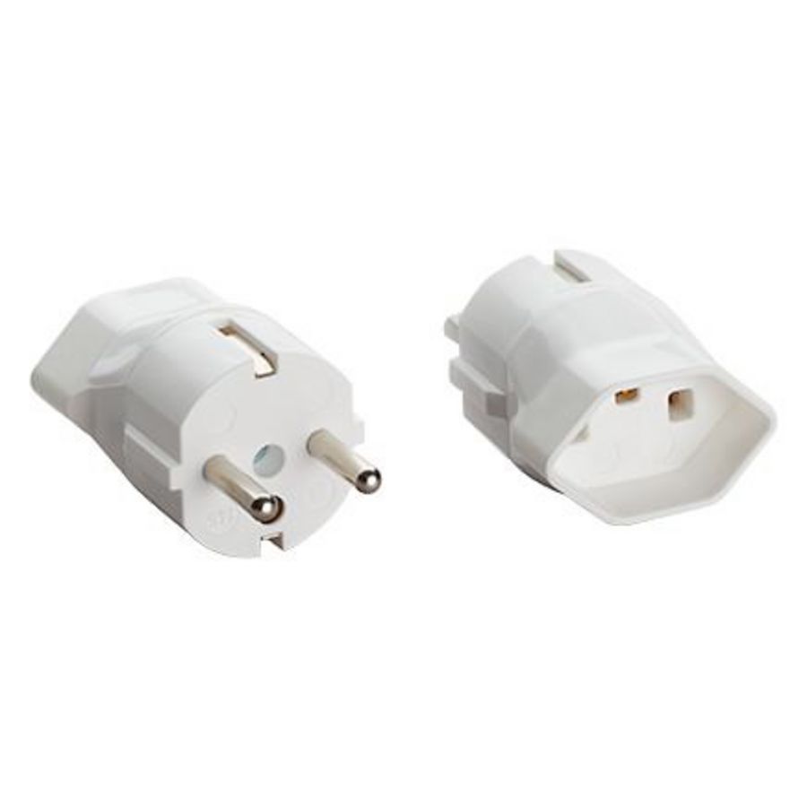 Reisstekker plug pin: RA socket: zwitsers