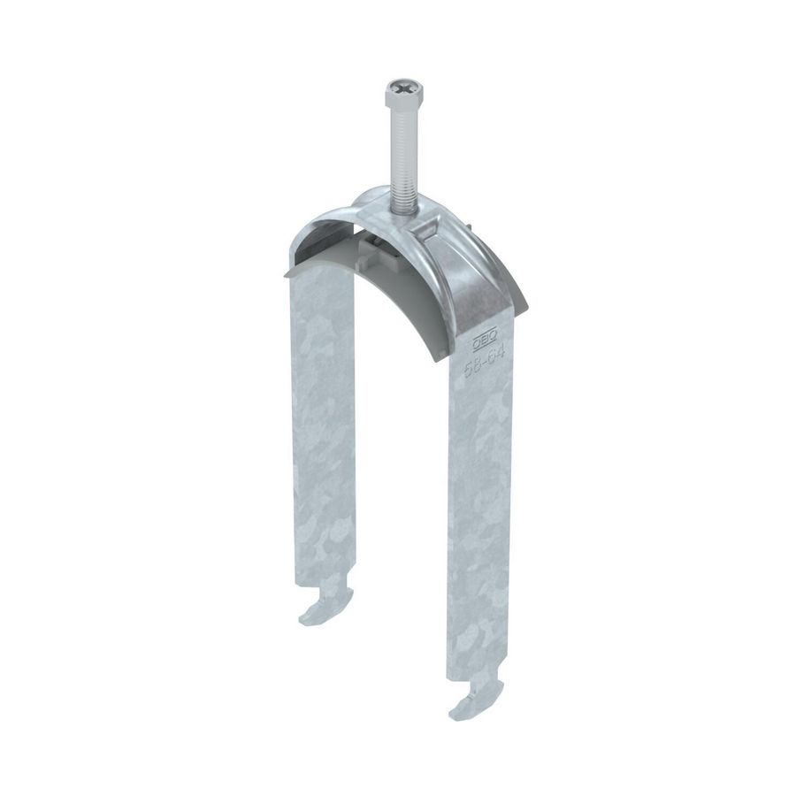 Beugelklem 2056 2vgd 58-64mm staal verzinkt VVE=50