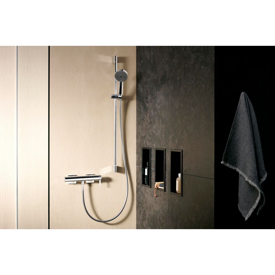 Tecturis E 1-hendel douchekraan opbouw chroom
