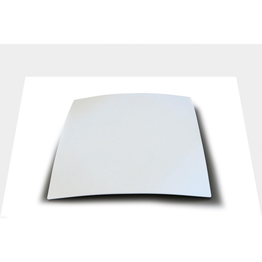 Design ventilatieventiel vierkant gebogen 230x230mm incl. Smiley aansluiting Ø125mm