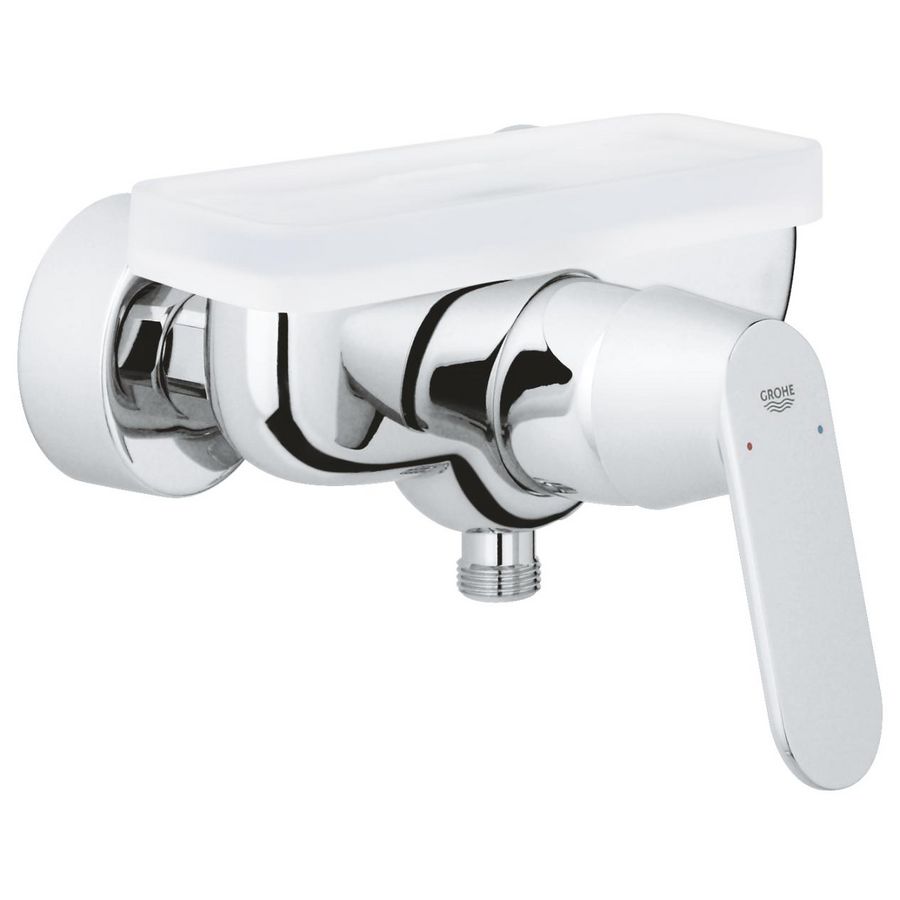 Eurosmart cosmo douchekraan chroom hoh 150mm incl. S-koppelingen