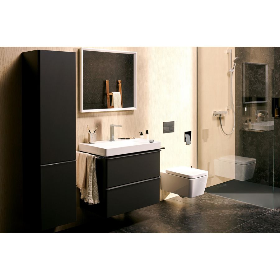 Tecturis E 2-gats wastafelkraan 150 CoolStart met afvoer chroom