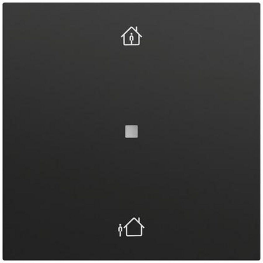 RF Multi bedieningselement-opzetstuk 1-voudig verw.mod. KNX System 70 zwart m(