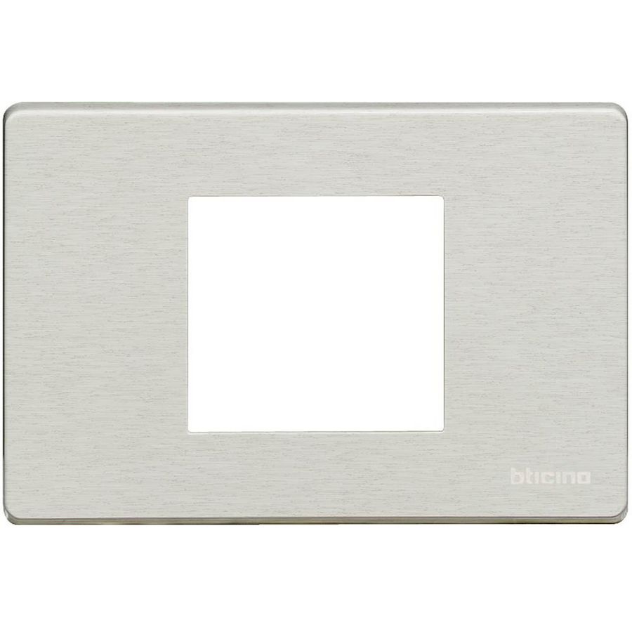Afdekplaat Magic 1 module vierkant Aluminium VVE=10