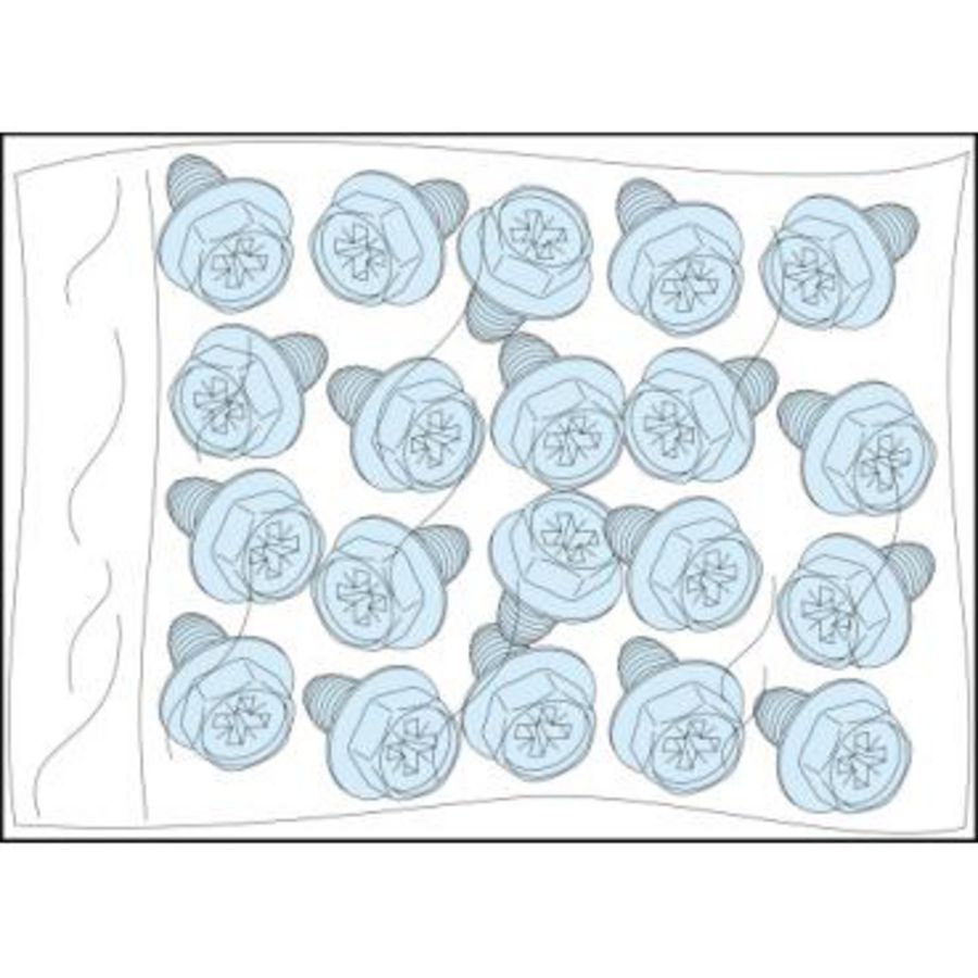 Doos a 20st. ZELFTAP.SCHROEF M5 UF Prisma