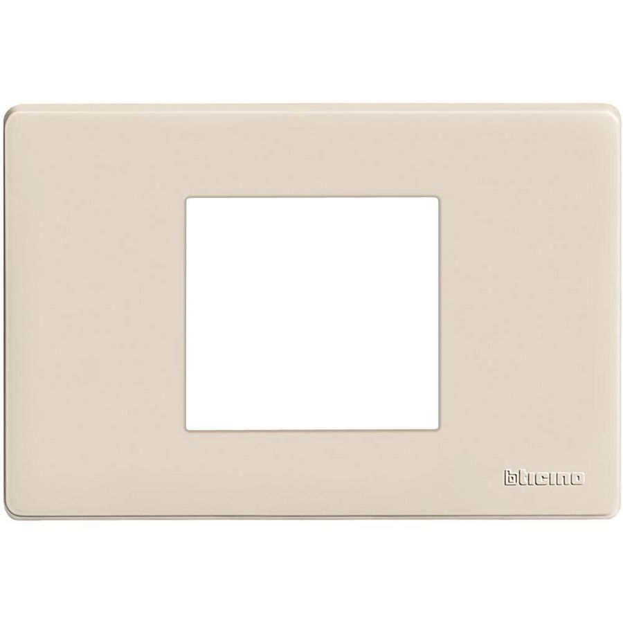 Afdekplaat 1 module vierkant ivoorkleurig Magic VVE=10