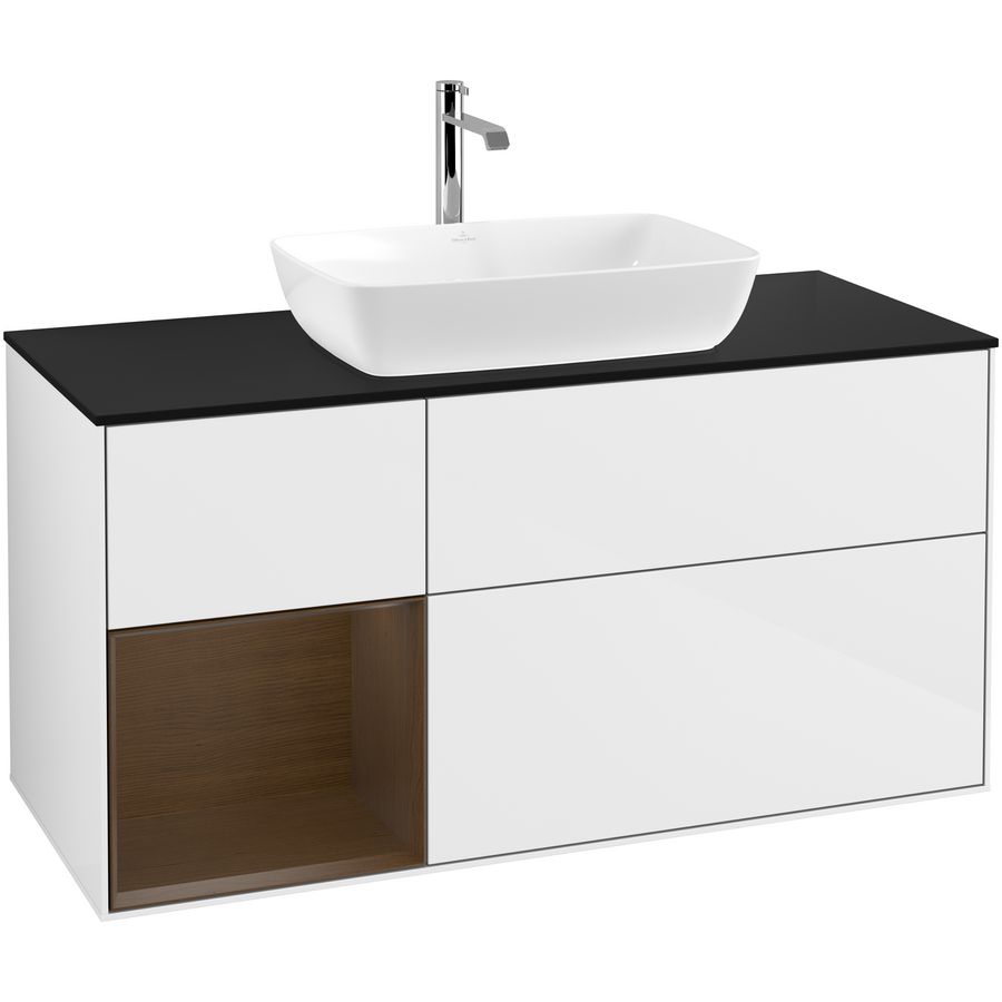 Wastafelonderkast Finion 1200x603x501mm G.White.L F822GNGF