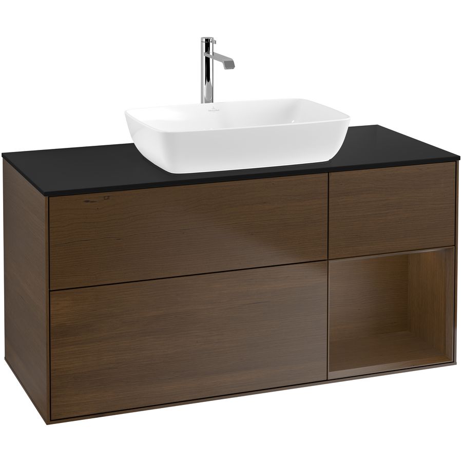 Wastafelonderkast Finion 1200x603x501mm W.Veneer F832GNGN