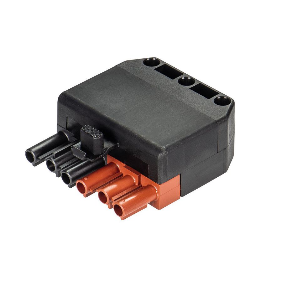 Connector ST18/6 kabel male+kap vergrendeling VVE=100
