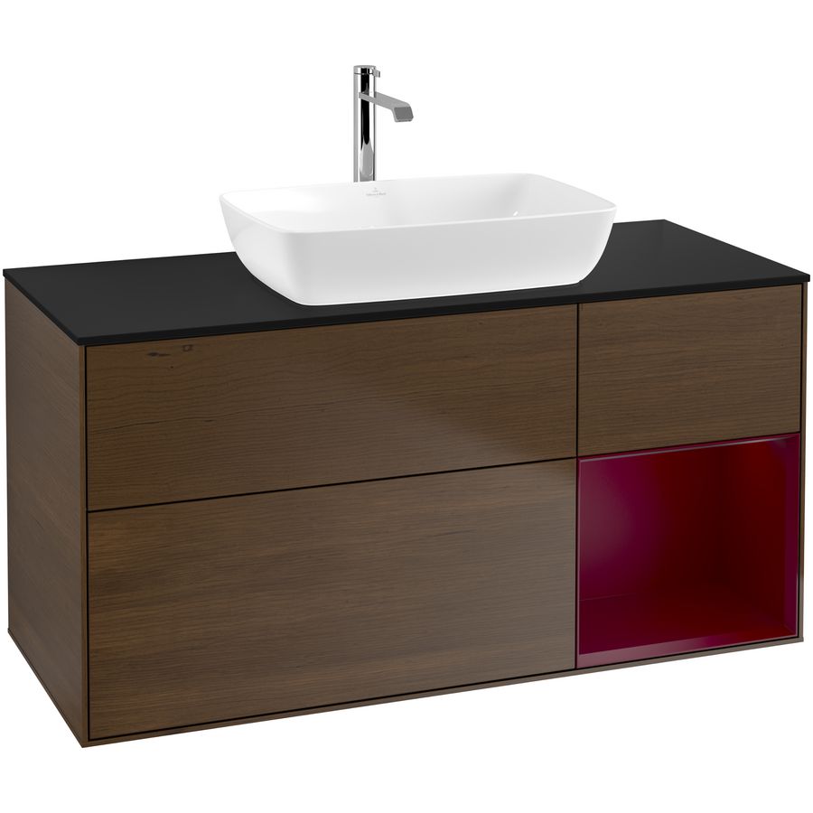 Wastafelonderkast Finion 1200x603x501mm W.Veneer F832HBGN