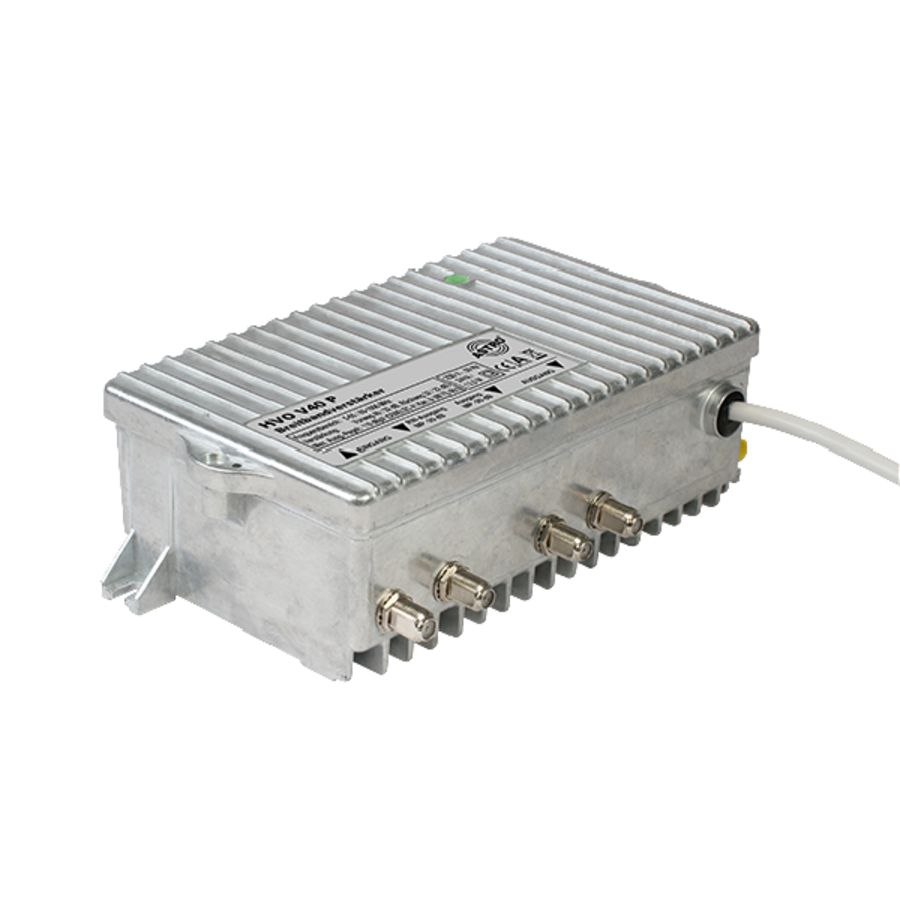 Breedbandversterker 230V. 85-1006MHz 40/32dB 5-65MHz 32/22dB