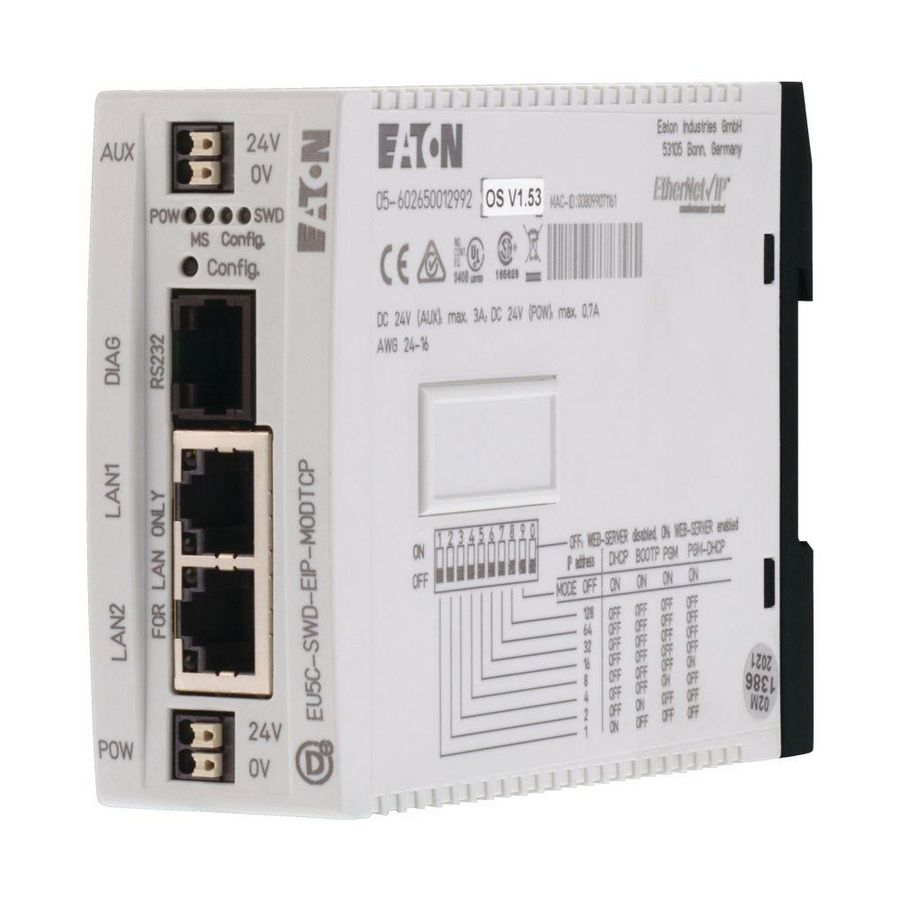 SmartWire gateway Ethernet IP - ModbusTCP als Slave