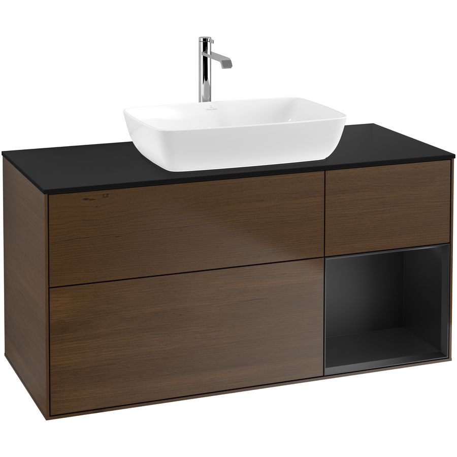 Wastafelonderkast Finion 1200x603x501mm W.Veneer F832PDGN